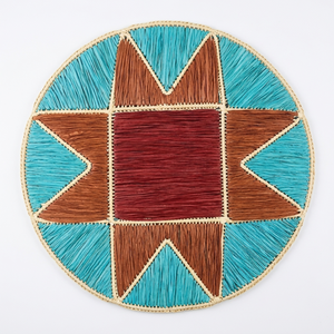 Tapis d'entrée en fibres de raphia naturelles, tissés à la main, écologiques, décoration intérieure, vente en gros OEM, marque privée - Product Image 1