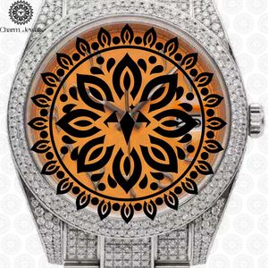 Montre de luxe pour homme Charm Jewells, bracelet en acier inoxydable 20 mm, mouvement mécanique, cadran 40 mm, résistance à l'eau 10 bars, fermoir pliant - Product Image 1
