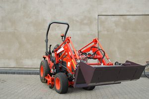 Fournisseur en gros pas cher de tracteurs Kubota BX-23S d'occasion très demandés avec tondeuse, pelle rétrocaveuse et chargeur frontal, tracteurs agricoles à vendre - Product Image 3