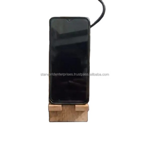 โต๊ะไม้นิยม ขาตั้งมือถือ ที่วางสมาร์ทโฟน ขาตั้งโทรศัพท์ไม้ ขาตั้งโต๊ะไม้ ทําด้วยมือ - Product Image 1