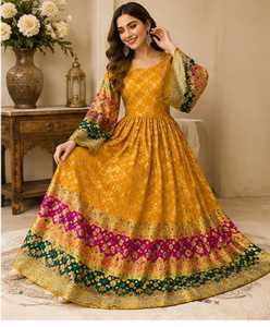 Factory Direct Supplier New Afghani Kuchi Wedding <b>Dresses</b> <b>Eid</b> Collection Comfortable & Breathable Afghan Kuchi Casual <b>Dresses</b> - Product Image 3