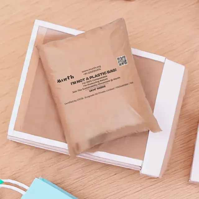 Biodegradable Opp Bag Parcel Mailing PE Flexo Printed Eco Friendly Heat Seal Shipping Packaging UKHI Brand Customizable