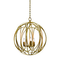 Lampe suspendue ronde en fer forgé, style ferme américaine, avec bougies décoratives, finition rouille, globe luxueux, lampe industrielle vintage