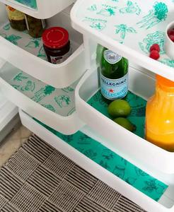 Collezione di fodera per frigorifero Non adesivo, tagliato per adattarsi, 12x24 ", mercato acquatico, 6 pezzi | Importazioni di Design - Product Image 2