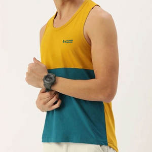 Débardeur pour homme avec logo personnalisé, col rond, vêtements d'entraînement respirants pour homme - Product Image 3