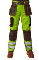 Pantalon de travail utilitaire TRIBON SPORTS pour homme, réfléchissant, certifié CE, robuste, multipoches, détecteur d'aiguilles
