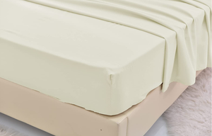 5 Star Hotel Bedding Set 4 Pcs Solid 300TC Pure <b>King</b> <b>Size</b> Flat Fitted <b>Sheets</b> Sets - Product Image 4