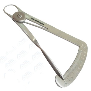 Couronne orthodontique dentaire en métal avec ressort, instruments chirurgicaux dentaires en cire, jauge personnalisée Iwanson en acier inoxydable, finition mate - Product Image 1
