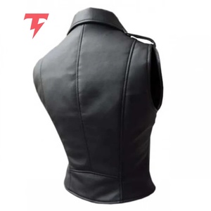 Factory Price <b>Men's</b> Winter Warm Reversible Heated Breathable Waterproof Windproof <b>Leather</b> <b>Vest</b> 100% Polyester Soft Shell - Product Image 2