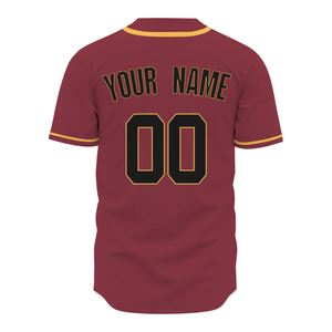 Camiseta de Béisbol Clásica con Botones, Unisex, de Alta Calidad, con Diseño de Logotipo Personalizado, Secado Rápido, Ligera y Suave, Ropa Deportiva - Product Image 4