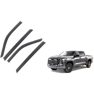 Deflector de Viento Cromado para Toyota Tundra 2022-2023, Protector de Lluvia, Visera para Ventana de Coche - Product Image 1