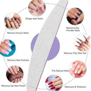 Lima de uñas duradera para manicura y pedicura, lavable y reutilizable, con núcleo acolchado - Product Image 4