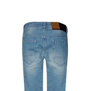 Jean en denim élégant pour homme, coupe slim, tissu résistant, design moderne, taille confortable, idéal pour la mode quotidienne et les tenues streetwear. - Product Image 5