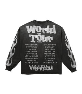 Sudadera de Manga Larga con Logotipos Personalizados, Impresión Digital/Serigrafía, Estilo Urbano Americano, 100% Algodón, ODM, Corte Holgado, Acabado Lavado - Product Image 6