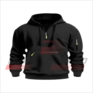 Sweat à capuche pour homme, tricoté, hiver, écologique, anti-boulochage, coupe ample, décontracté, doublure en coton, haute qualité, épais, OEM - Product Image 4