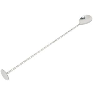 Customized Logo Prints Spiral Pattern Long Handle Stainless Steel Reusable <b>Bar</b> Spoon Easy Mixing <b>Bar</b> Restaurant Hotel Home Tools - Product Image 1