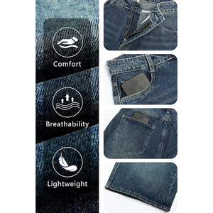 Acid Wash Denim Jorts Men Women Streetwear Baggy Fit Vintage Cotton Custom <b>Shorts</b> Supplier - Product Image 5