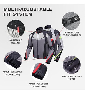 Chaqueta de Motociclista Unisex para Todas las Estaciones, Nueva Llegada, Alta Calidad, Superventas, Impermeable, de Malla, Ignífuga y Transpirable - Product Image 2