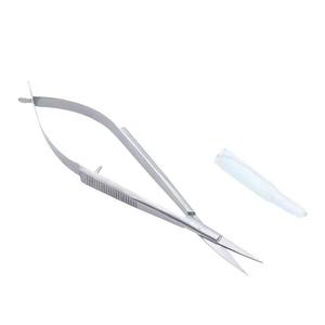 Ciseaux à sourcils en acier inoxydable, lame droite et aiguisée, outil de beauté, ciseaux de maquillage pour droitiers - Product Image 4