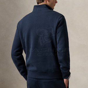 Pull à col zippé pour homme, coutures durables, doublure intérieure douce, vêtements chauds d'hiver, idéal pour la salle de sport, l'entraînement en plein air - Product Image 6