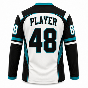 Camiseta de Lacrosse Personalizada de Alta Calidad con Nombre de Equipo Impreso, Transpirable, 100% Poliéster Sublimado, Ropa Deportiva al por Mayor de Fábrica - Product Image 3