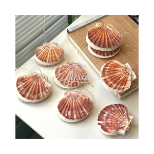 Carnet en coquille de palourde, artisanal, écologique, portable, thème océan, fournisseur de papeterie en coquillages naturels - Product Image 3