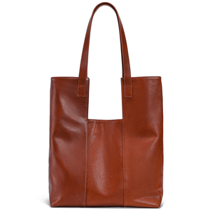 Bolsos de Hombro de Cuero Genuino para Mujer, Bolso de Mano de Gran Capacidad, Bolso Tote de Lujo de Diseñador para Dama - Product Image 1