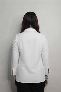 Chemise à manches longues tendance pour femmes, pour le bureau et les occasions décontractées, chemise légère et respirante, acheter directement auprès du fournisseur - Product Image 2