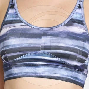 New Design Custom Good Quality Fashion Seamless Sexy Sublimation Compression Yoga Sports Bras - Product Image 6