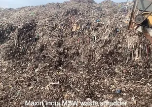 Broyeur de déchets solides municipaux à double arbre, capacité supérieure à 5000 kg/h, machines semi-automatiques de broyage du plastique - Product Image 5