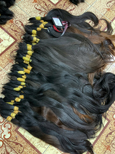 ผมเวียดนามเกรดพรีเมียมสำหรับต่อผม วัตถุดิบ 1 กิโลกรัม ราคาขายส่ง สำหรับการย้อมสีแบบยกสี - Product Image 3