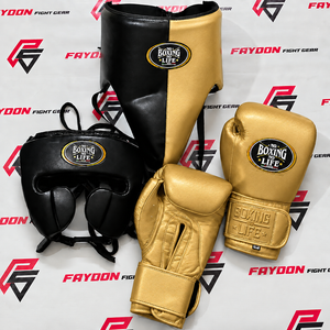 Ensemble de boxe personnalisé couleur Orange et Noir, le plus vendu, avec protection de l'aine et de la tête pour le combat, collection « No Boxing No Life » - Product Image 6