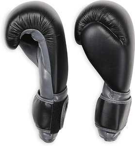 Guantes de MMA: Guantes de Boxeo Personalizados de Cuero Vacuno con Cierre de Velcro para Entrenamiento de Kick Boxing con Envío y Entrega - Product Image 3