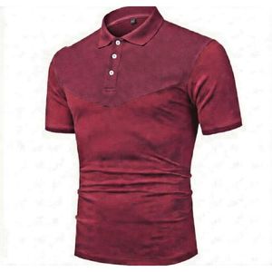 Polo classique pour homme à manches courtes, respirant, en mélange de coton, coupe ajustée, décontracté, mode estivale, confortable pour tous les jours - Product Image 6