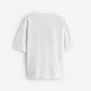 Camiseta de Algodón 100% Tejida, Holgada, Estampada, Oversize, Lisa, Casual, Bordada para Hombre, de Secado Rápido, Transpirable, Precio de Fábrica - Product Image 5