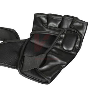 Guantes de MMA de Cuero con Dedos Descubiertos, Muñequera Ajustable, para Entrenamiento, Sparring y Competencia, para Hombres y Mujeres - Product Image 5