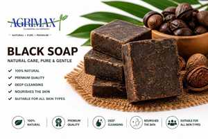 Bulk High Quality African Black <b>Soap</b> Solid Handmade Bar for Personal Care Distribution and Wholesale Business Needs - Product Image 1