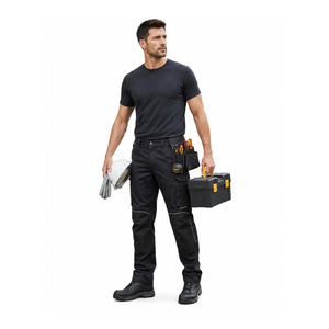Heavy Duty Men Workwear <b>Cargo</b> <b>Pants</b> Multi Pocket Industrial Safety Trousers for Construction Workers OEM Custom Utility <b>Work</b> - Product Image 5