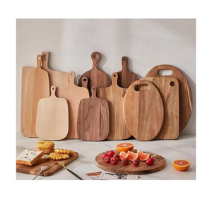 Grande planche à découper ronde en bambou de qualité supérieure, écologique, planche de boucher, planche de cuisine, OEM ODM - Product Image 3