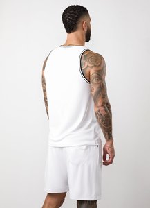 HAWK EYE SPORTS Débardeur de sport pour homme en polyester/coton respirant à séchage rapide avec options de logo multi-positions pour la musculation - Product Image 2