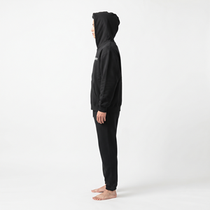 Ensemble de survêtement de luxe personnalisé de haute qualité avec sweat à capuche zippé et pantalon de jogging oversize pour homme - Product Image 2