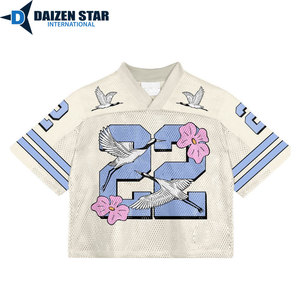 Camiseta de Fútbol de Malla Transpirable de Poliéster de Secado Rápido con Estampado por Sublimación Personalizada con Nombre de Equipo y Nombre de Jugador, Unisex, para Primavera - Product Image 6