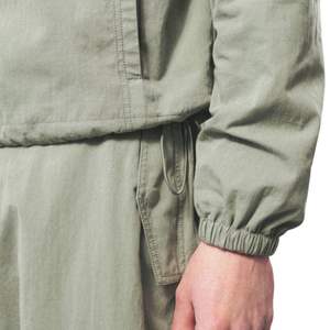 Veste coupe-vent Ripstop pour homme, veste légère à capuche avec poignets élastiques, vêtements de sport d'extérieur, veste tendance en vert olive - Product Image 4