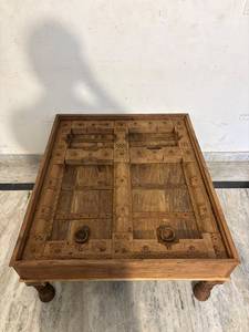 Modern Luxury Vintage Solid Wood <b>Coffee</b> <b>Table</b> <b>Tiles</b> Design Adjustable Height Custom Farmhouse Paradise Handicrafts Fast - Product Image 5