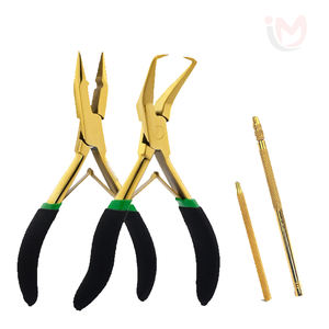 Pince à micro-perles professionnelle pour extensions capillaires, outil de coiffure en acier inoxydable pour salon IMANS ENTERPRISES - Product Image 4