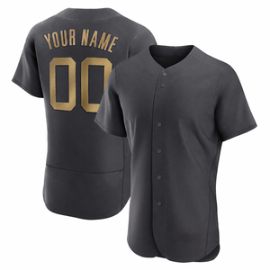 High Quality Custom Logo Baseball Jersey Factory Price Sublimation Printing Plus <b>Button</b> Softball Wear Tall <b>Shirt</b> - Product Image 1