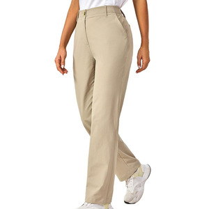 Ultimate Comfort Golf Pants Made of Quality Polyester Cotton <b>Material</b> Flexibility Breathable Custom Color Golf Pants Women's - Product Image 3