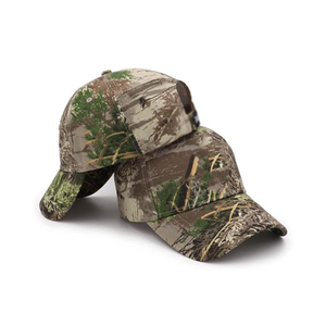 Winter Fleece-Lined <b>Camo</b> Hunting Hat Windproof Outdoor Cap with Comfortable Ear Flaps for Cold Weather Use - Product Image 2