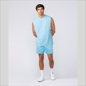 Chalecos Deportivos de Primera Calidad, 100% Algodón, Corte Bajo, Ecológicos, Antiencogimiento, 180g, para Hombre, al por Mayor, Transpirables, con Logotipo Personalizado, para Fisicoculturismo - Product Image 3
