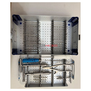 Kit d'outils manuels en acier inoxydable pour le retrait de vis orthopédiques chirurgicales, réutilisable, pour l'extraction de vis osseuses - Product Image 2
